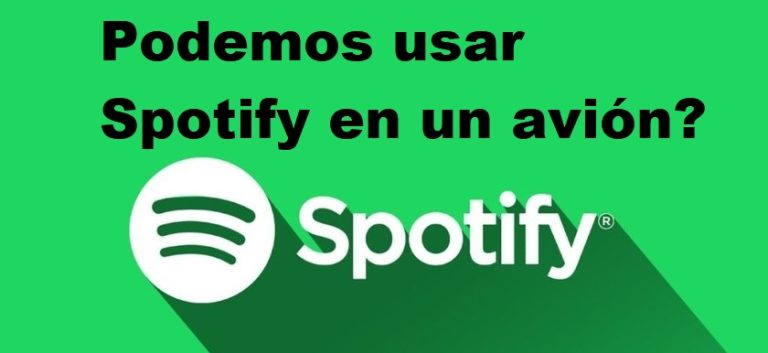 Podemos-usar-Spotify-en-un-avión?